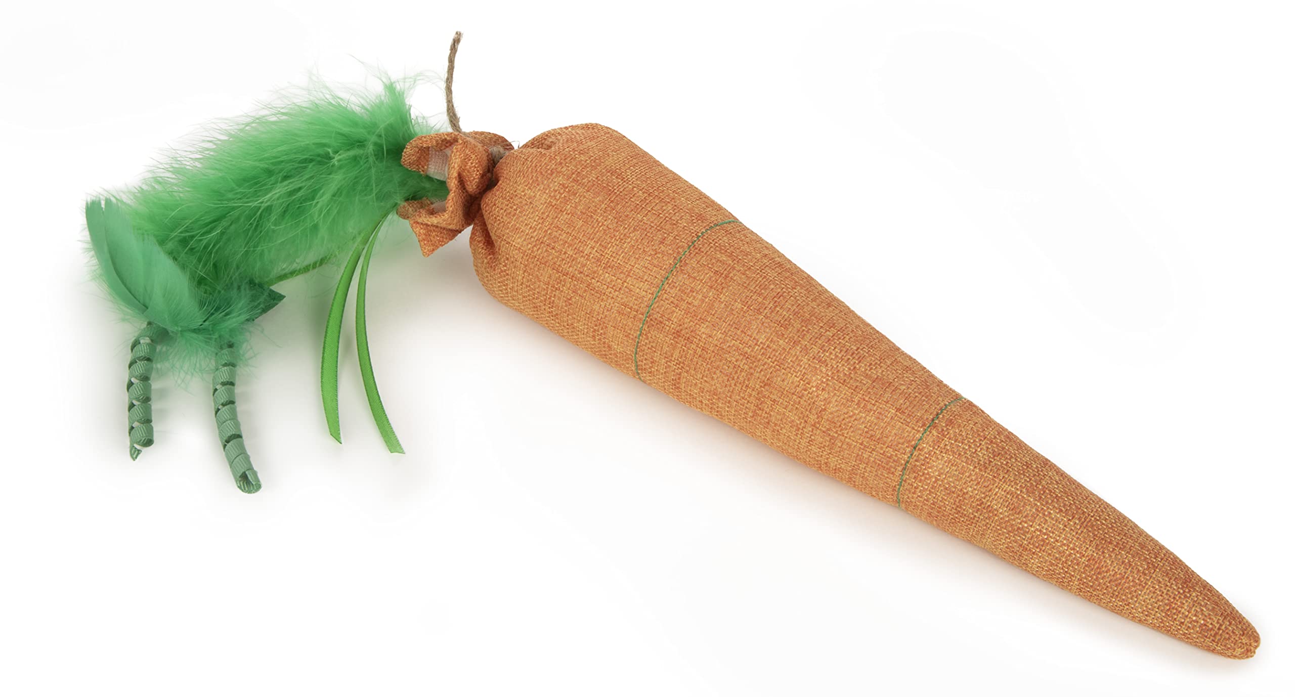 Smartykat Kolossal Karrot Crinkle Kicker Catnip Cat Toy - Orange, Jumbo